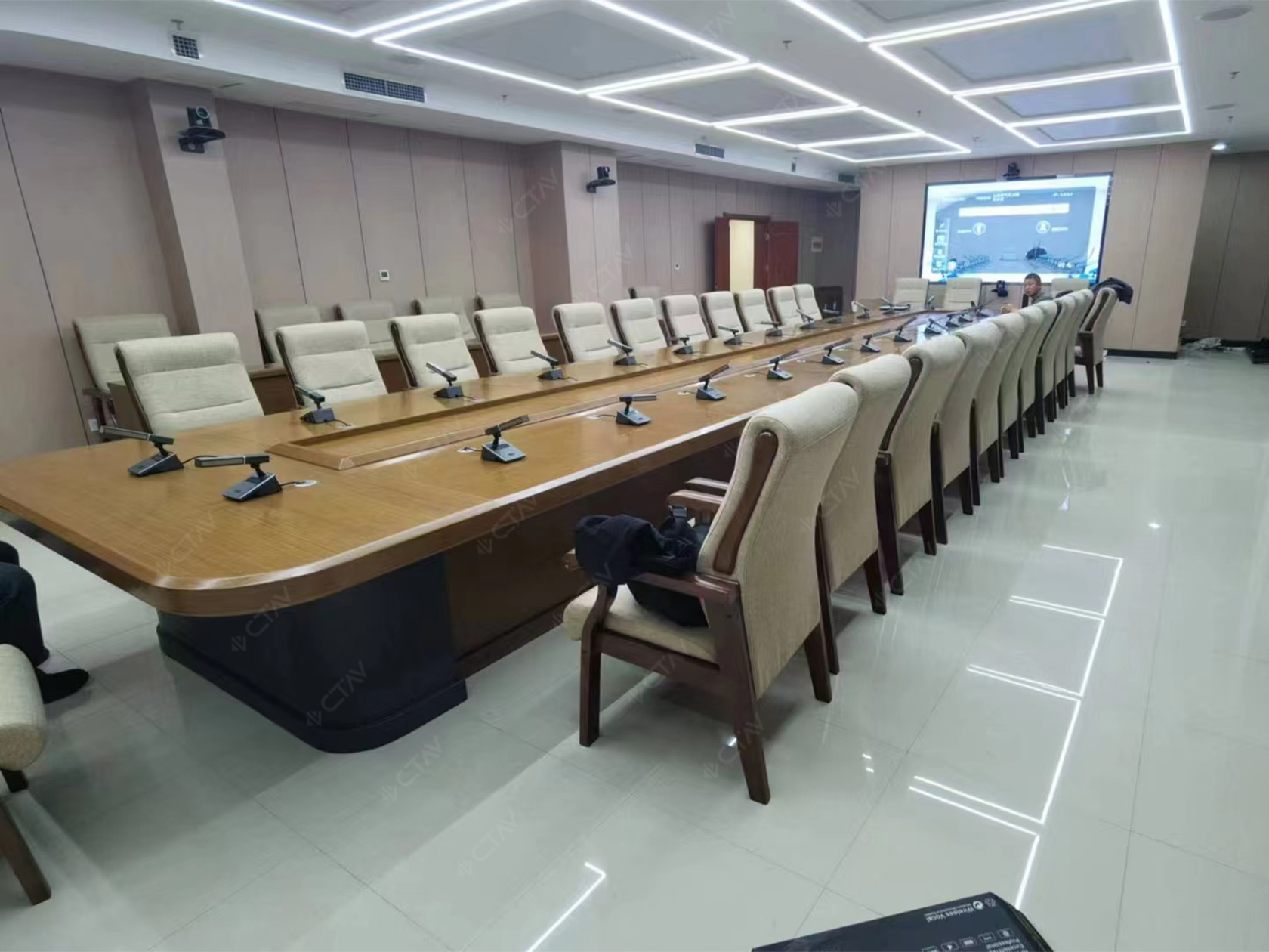 CTAV助力某市政府单位会议室